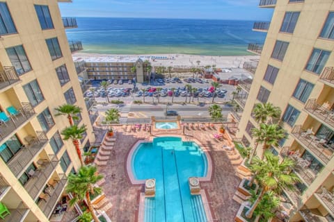 Stunning Pool + Gulf views from the private baclony!