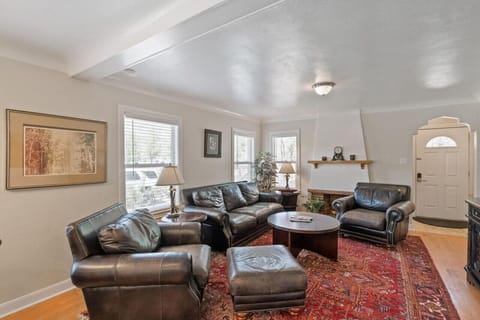 Spacious living space to enjoy a game or movie with family and friends.