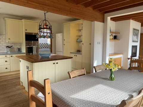 Kitchen and additional dining space