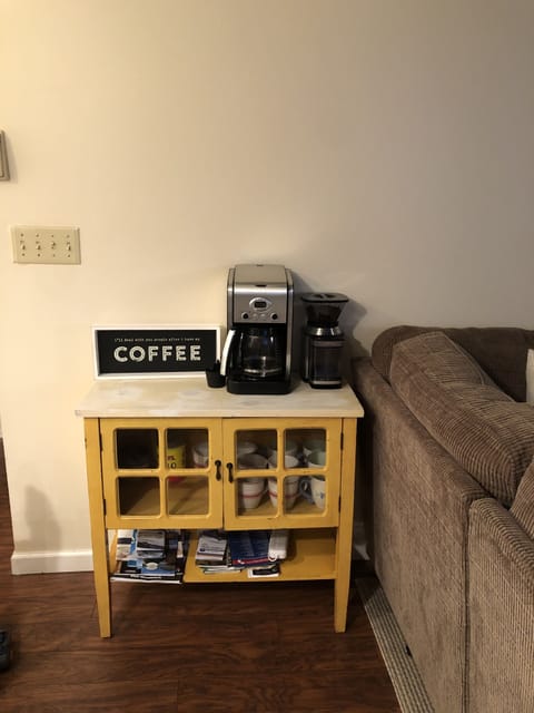 Complimentary coffee and tea station 