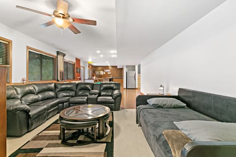 Relax, put your feet up and enjoy popcorn and a movie.