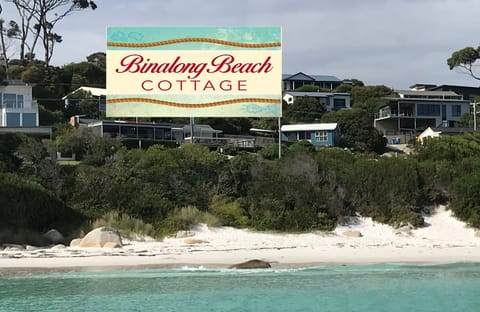 Binalong Beach Cottage from the ocean