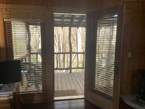 Deck--view from Livingroom