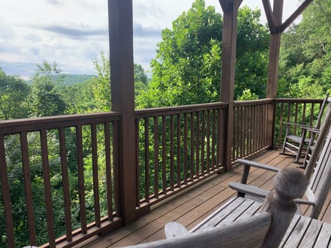 Large back deck