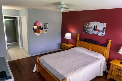 Stretch out and settle in with a spacious, airy bedroom layout.