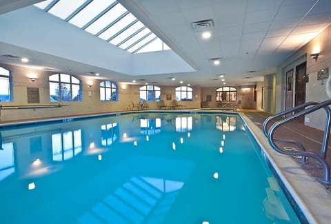 There is a swimming pool, and it is heated!