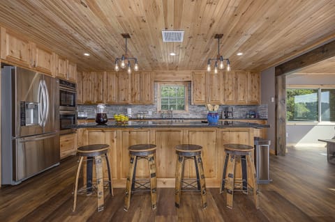Kitchen with double ovens