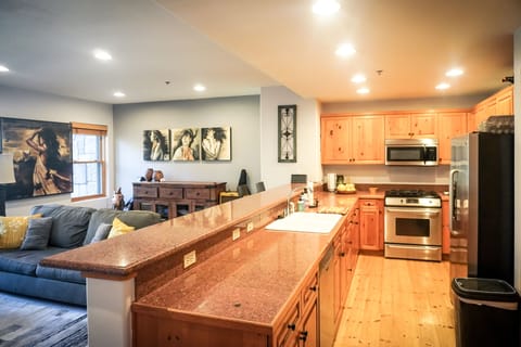 Living Room and Fully equipped kitchen