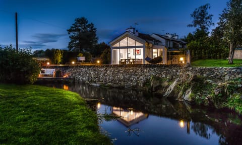 Stunning river views from the luxurious River Barn.