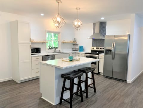 Upstairs kitchen- fully stocked kitchen. (one of 3 kitchens)