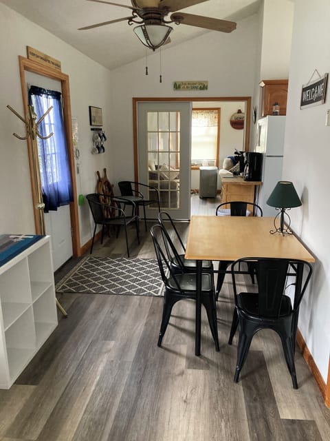 New front entrance and dining area