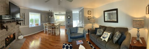 Panoramic photo of top floor