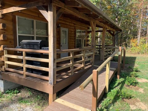 A ramp to the front porch.