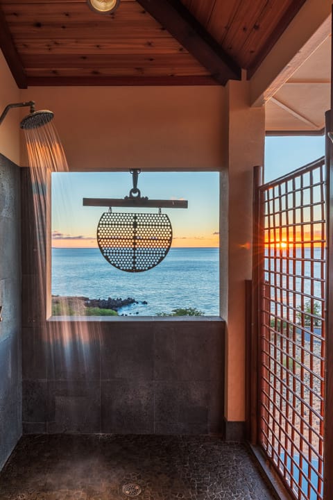 Private outdoor shower