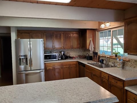 Fully stocked kitchen