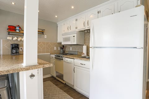 Just enough space and storage for meal prep and cooking 