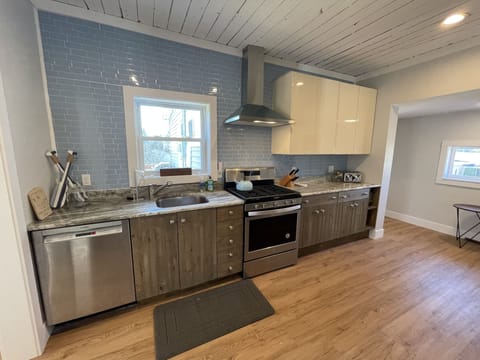 Newly renovated kitchen with brand-new appliances
