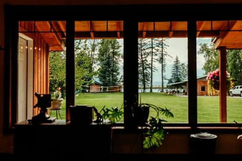 View of the yard from house