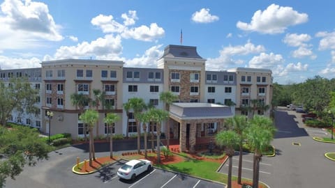 Arrive with ease to a welcoming, polished hotel entrance.