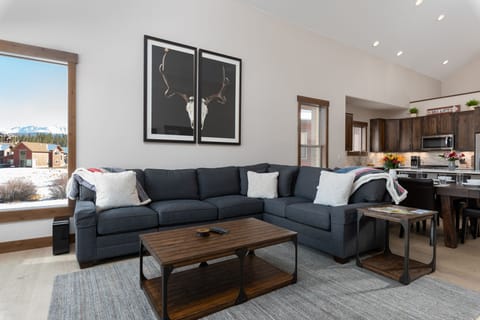 Large comfy couch for lounging around or reading a book!