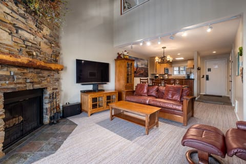 Living room, dining room, and kitchen