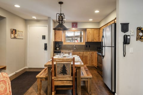 Solid wood dining table