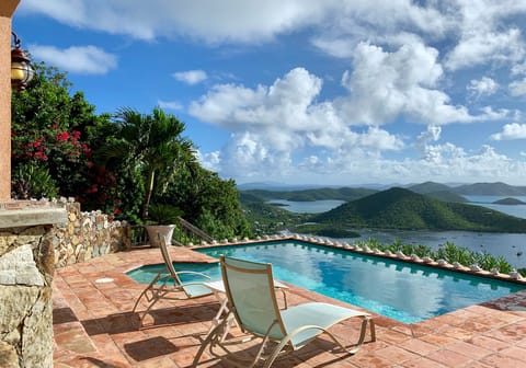 Enjoy full sun exposure poolside