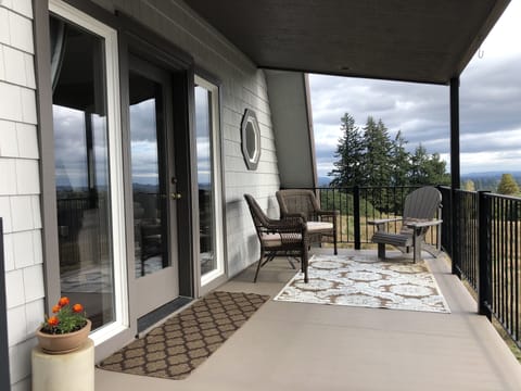 Entry Door on Front Deck w/View