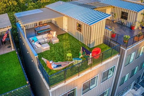 Enjoy evenings on the rooftop patio