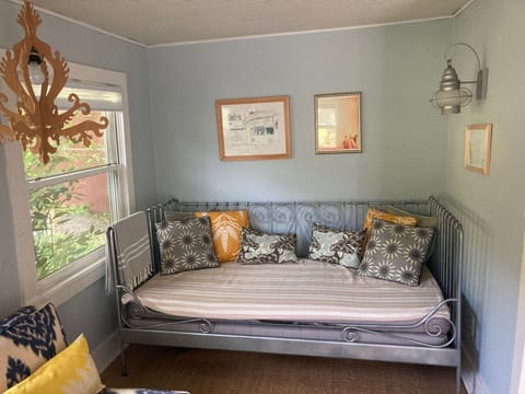 daybed with 2 twin mattresses. Original artwork by Carl James Ferrero.