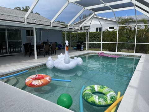 Pool fun!  Floats provided!