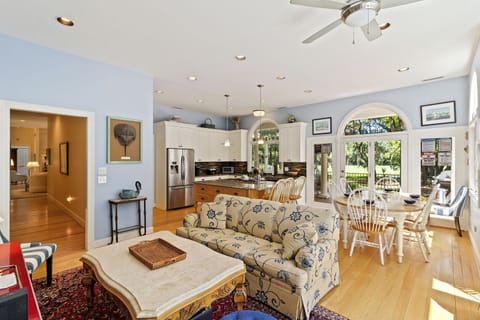 Dining Table and Sitting Room Off Kitchen