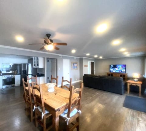 Spacious living and dining areas