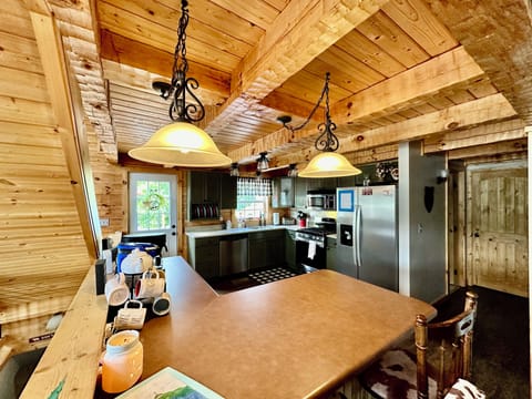 Fully stocked kitchen