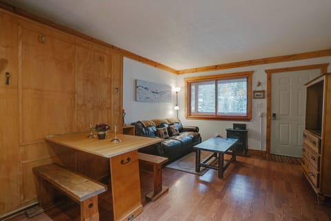 Living Room with Convertible Dining Table