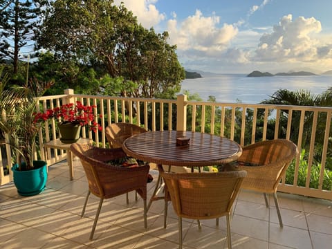 Beautiful balcony views.