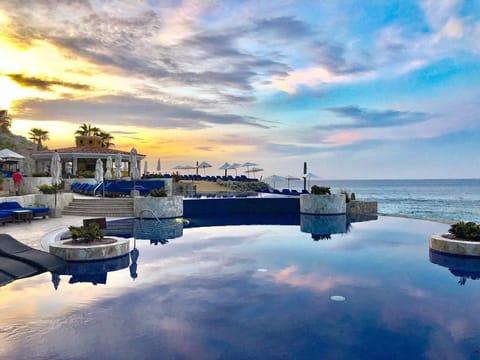 One of many pools at the resort. This one is for adults only. 