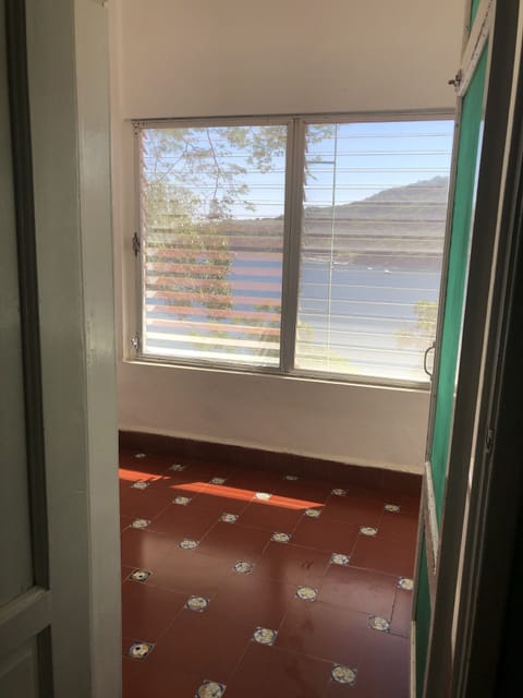 The view from one of the bedrooms and the Florida windows