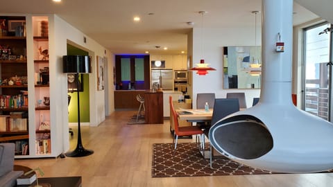 dining room and kitchen