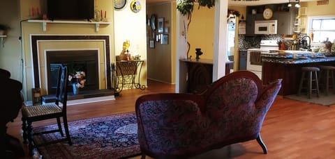 open plan living room