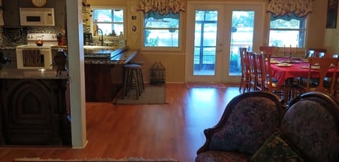 spacious living dining room areas