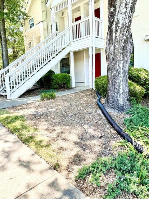 Our apartment is on the lower level for easy access. 