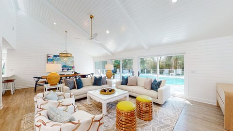 Comfortable Beach Vibe Living Room