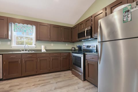 Kitchen - Each cabinet and drawer is fully stocked with all items needed for meal prepping during your stay.