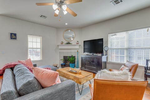 Oklahoma City Vacation Rental | 3BR | 2BA | 1 Step to Enter | 1,586 Sq Ft