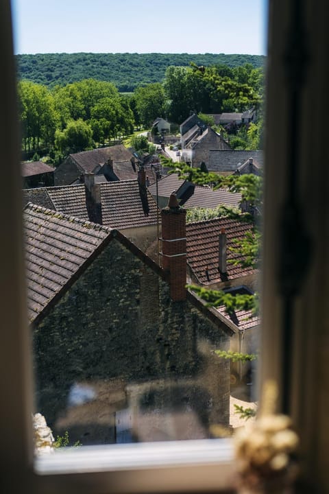View on the Chevroche's roofs
