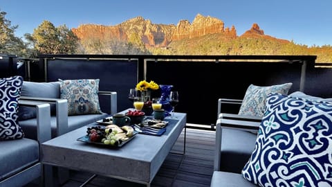 Enjoy indoor/outdoor living spaces with spacious decks and courtyards