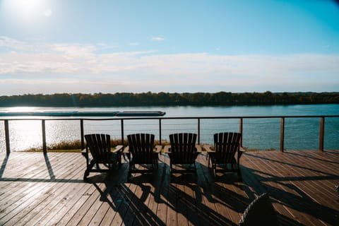 Lounge Chairs with Barge