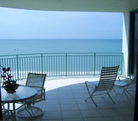 View from the huge beachfront lanai, easily seat 8 people and not be crowded!!!