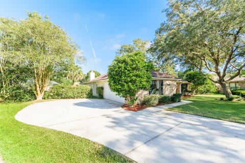 Garage door and outside 